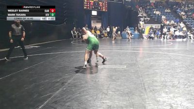 157 lbs Consi Of 16 #2 - Wesley Barnes, Clarion vs Mark Takara, Utah Valley