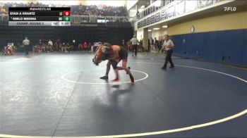 149 lbs Champ. Round 2 - Evan A Krantz, Lassen College vs Emilo Medina, Moorpark College