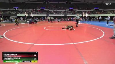 National 3-5 105-113 Round 1 - Michael Codie Jr, Flex Wrestling vs Noah Vaughn, Smithfield Youth Wrestling