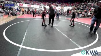 76 lbs Rr Rnd 3 - Michael Weisinger, Wyandotte Youth Wrestling vs Jenna Hammer, Wagoner Takedown Club