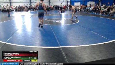 Elite 157 lbs Cons. Round 1 - Christian Stanek, Iowa State vs Michael Macias, Augustana (IL)