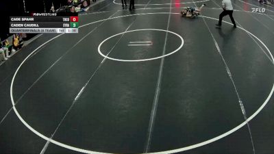 113 lbs Quarterfinals (8 Team) - Cade Spahr, Tri County vs Caden Caudill, Syracuse