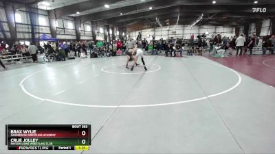 95 lbs Semifinal - Crue Jolley, Payson Lions Wrestling Club vs Brax Wylie, Sanderson Wrestling Academy