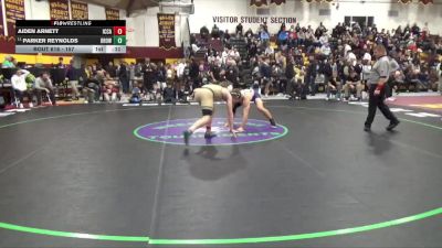 157 lbs Cons. Round 4 - Aiden Arnett, IC Catholic Prep vs Parker Reynolds, Brownsburg