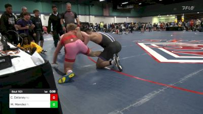 215 lbs Consi Of 8 #1 - Conor Delaney, NJ vs Myron Mendez, FL