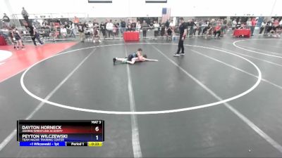 63 lbs Round 3 - Dayton Horneck, Askren Wrestling Academy vs Peyton Wilczewski, Team Nazar Training Center