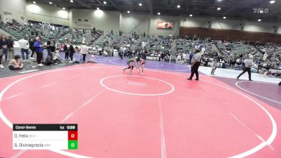 94 lbs Consolation - Olivia Maya Felix, Delta Wrestling Club vs Steele Divinagracia, Swamp Monsters WC