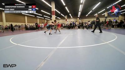144 lbs Consi Of 32 #2 - Christopher Robinski, Carrollton Thunder Wrestling vs Cory Gray, Cowboy/Cowgirl Wrestling Club