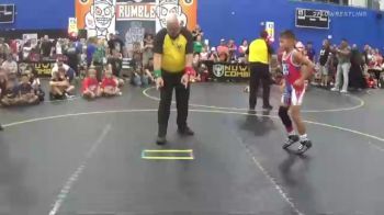 82 lbs Quarterfinals (8 Team) - Tuff Tonga, Iowa Elite vs Bode Bratsburg, The Funky Singlets Yellow
