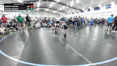 85 lbs Semifinal - Barrett Seeling, Ohio Gold-Yth vs Michael Higgins, Backbone Wrestling Club-Yth