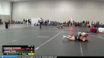 165 lbs 2nd Wrestleback (16 Team) - Chandler Woenker, Campbellsville vs Jordan Fulks, Marian University (IN)