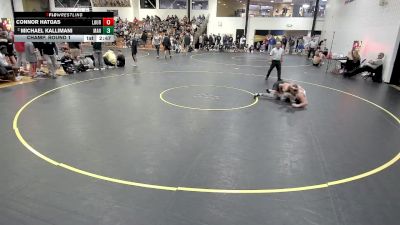 141 lbs Champ. Round 1 - Connor Hatgas, Lourdes vs Michael Kallimani, Manchester