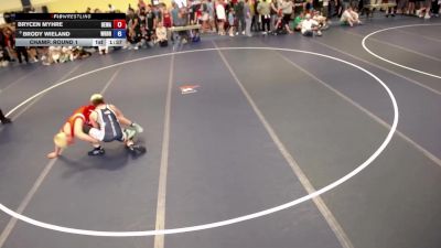 150 lbs Champ. Round 1 - Brycen Myhre, Berge Elite Wrestling Academy vs Brody Wieland, Wrestling Brotherhood