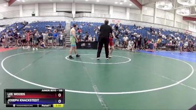 138 lbs Champ. Round 2 - Lee Woods, OH vs Joseph Knackstedt, IL
