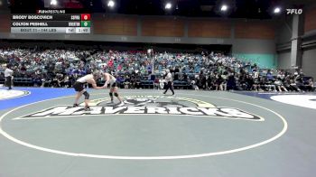 144 lbs Round Of 128 - Brody Boscovich, Spanish Springs vs Colton Peshell, Riverton