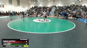 126 lbs Quarterfinal - Liam Green, Thunder Basin vs Radley Maxfield, Mountain View