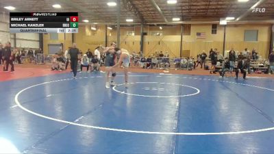 184 lbs Quarterfinal - Briley Arnett, University Of Idaho vs Michael Kanzler, Big Bend Community College