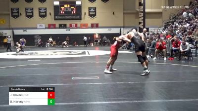 174 lbs Semifinal - Jacob Covaciu, Indiana vs Ben Harvey, Army