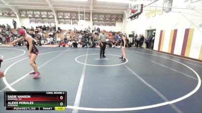 126 lbs Cons. Round 2 - Alexis Morales, Miyamura vs Sadie Hanson, Durango, CO