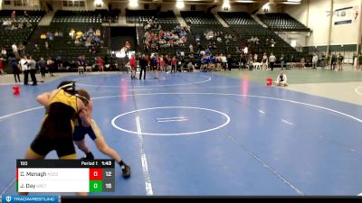 160 lbs Round 4 (16 Team) - Colby Menagh, Norton Community vs Joren Day, Gretna