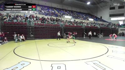 110 lbs Consolation - Cassidy Warren, Wando vs Emma Shepphard, Conway