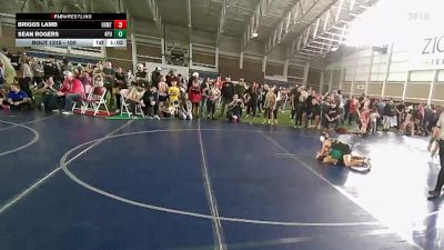 100 lbs Cons. Round 3 - Sean Rogers, 4A Payson UT vs Briggs Lamb, Cougars Wrestling Club