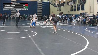 121 lbs Quarterfinal - Jovanni Tovar, Miami Southridge vs Tommy Gretz, Connellsville