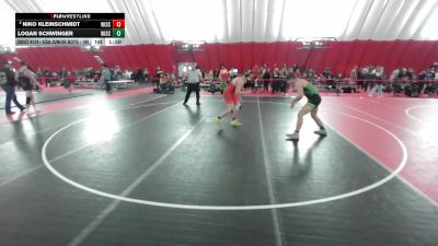 USA Junior Boys - 190 lbs Quarters - Logan Schwinger, Wisconsin vs Niko Kleinschmidt, Wisconsin