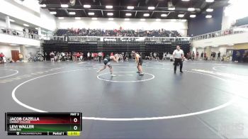 133 lbs Champ. Round 2 - Levi Waller, Cerritos vs Jacob Cazella, Chabot College