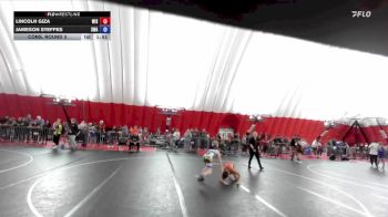 115 lbs Cons. Round 3 - Lincoln Giza, Wisconsin vs Jameson Steffes, Sarbacker Wrestling Academy