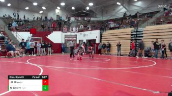 126 lbs Cons. Round 3 - Bryce Glaze, Red Cobra vs Nicholas Castro, Hawkstyle Wrestling Club