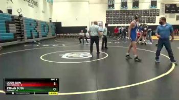 160 lbs Round 2 (3 Team) - Josh Sain, Rock Springs vs Ethan Bush, Poudre