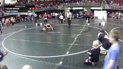 45 lbs Champ. Round 2 - Leland Sheard, Nebraska Boyz vs Olen Correll, Midwest Destroyers Wrestling Club