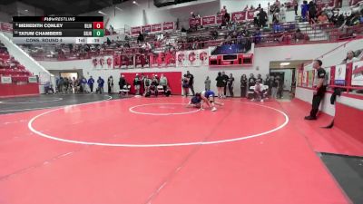 JH 145 lbs Cons. Round 4 - Tatum Chambers, Shawnee JH vs Meredith Conley, Bixby JH