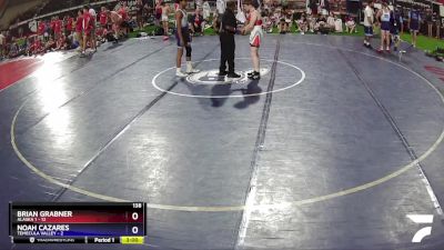 138 lbs Semis & Wb (16 Team) - Brian Grabner, Alaska 1 vs Noah Cazares, Temecula Valley