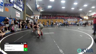 90 lbs Rr Rnd 3 - Chance King, Team Nomad vs Boston Emmert, Piedmont