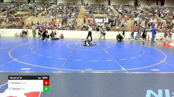 68 lbs Round Of 16 - Trevione Hudson, Junior MatDogs Wrestling vs Cooper Bishop, The Grind Wrestling Club