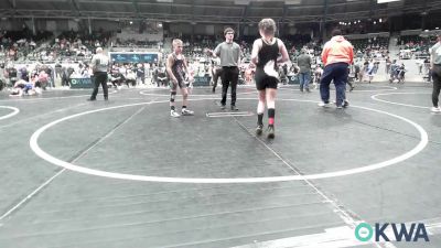 76 lbs Consi Of 16 #2 - Zoey Ward, Keystone Kids Wrestling Club vs Trace Smallwood, Dark Cloud Wrestling Club