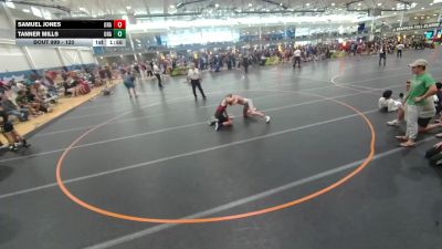 120 lbs Cons. Round 4 - Tanner Mills, Unattached vs Samuel Jones, Unattached