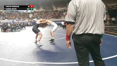 177-D2 Cons. Semi - Rustin Bingham, Campo Verde High School vs Jaiden Matta, Desert Edge High School