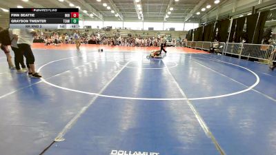 75 lbs Rr Rnd 2 - Finn Beattie, Indiana Outlaws Green vs Grayson Twenter, Team RJN Green