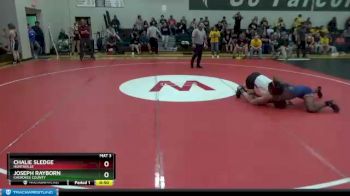 152 lbs 5th Place Match - Joseph Rayborn, Cherokee County vs Chalie Sledge, Huntsville