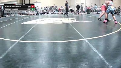 285 lbs Round Of 32 - Boston Daugherty, Spanish Fork HS vs George Llamas, Montclair