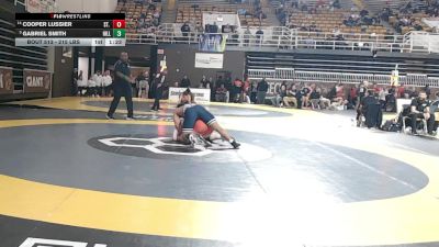 215 lbs Round Of 16 - Cooper Lussier, St. Paul's School vs Gabriel Smith, The Hill School