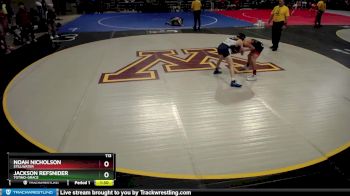 113 lbs Cons. Round 2 - Jackson Refsnider, Totino-Grace vs Noah Nicholson, Stillwater
