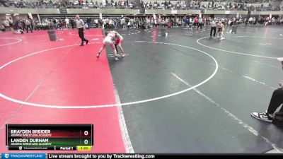 105 lbs Cons. Round 2 - Landen Durham, Askren Wrestling Academy vs Brayden Breider, Askren Wrestling Academy