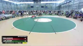 145 lbs Placement Matches (8 Team) - Beau Hickman, Oklahoma Blue FS vs Lane Snyder, Team Missouri Blue