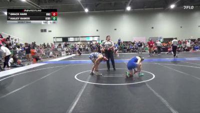 135 lbs Semifinal - Grace Hare, Wichita Wrestling Club vs Hailey Ramos, Dodge City Wrestling Academy