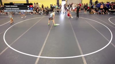 138 lbs 5th Place Match - Kane Johnson, MN vs Jasper Sonberg, IA