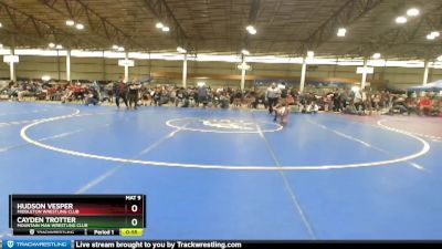 53B Quarterfinal - Cayden Trotter, Mountain Man Wrestling Club vs Hudson Vesper, Middleton Wrestling Club